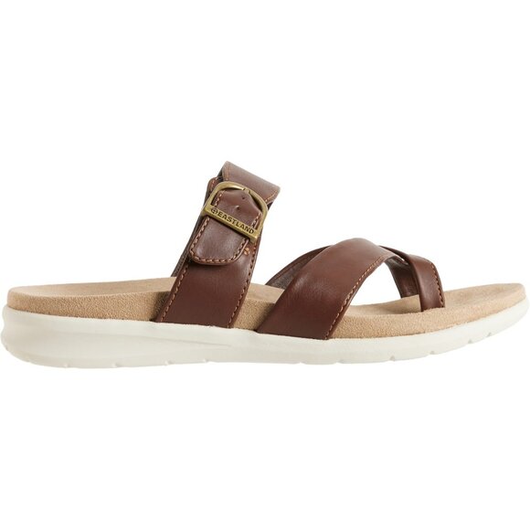NEW Eastland  Sienna Slide  Sandals For Women in  Dark Walnut 7252s3 - Picture 1 of 5